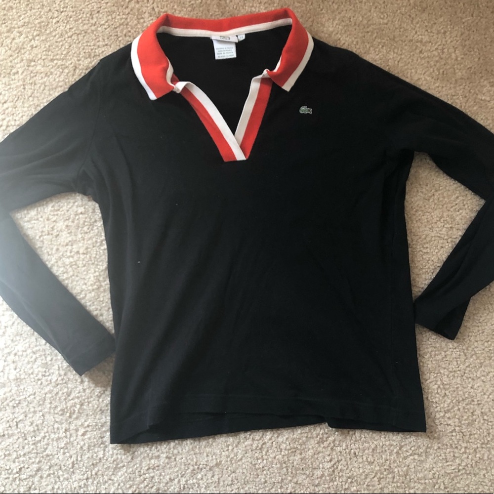 Lacoste long sleeve polo tee